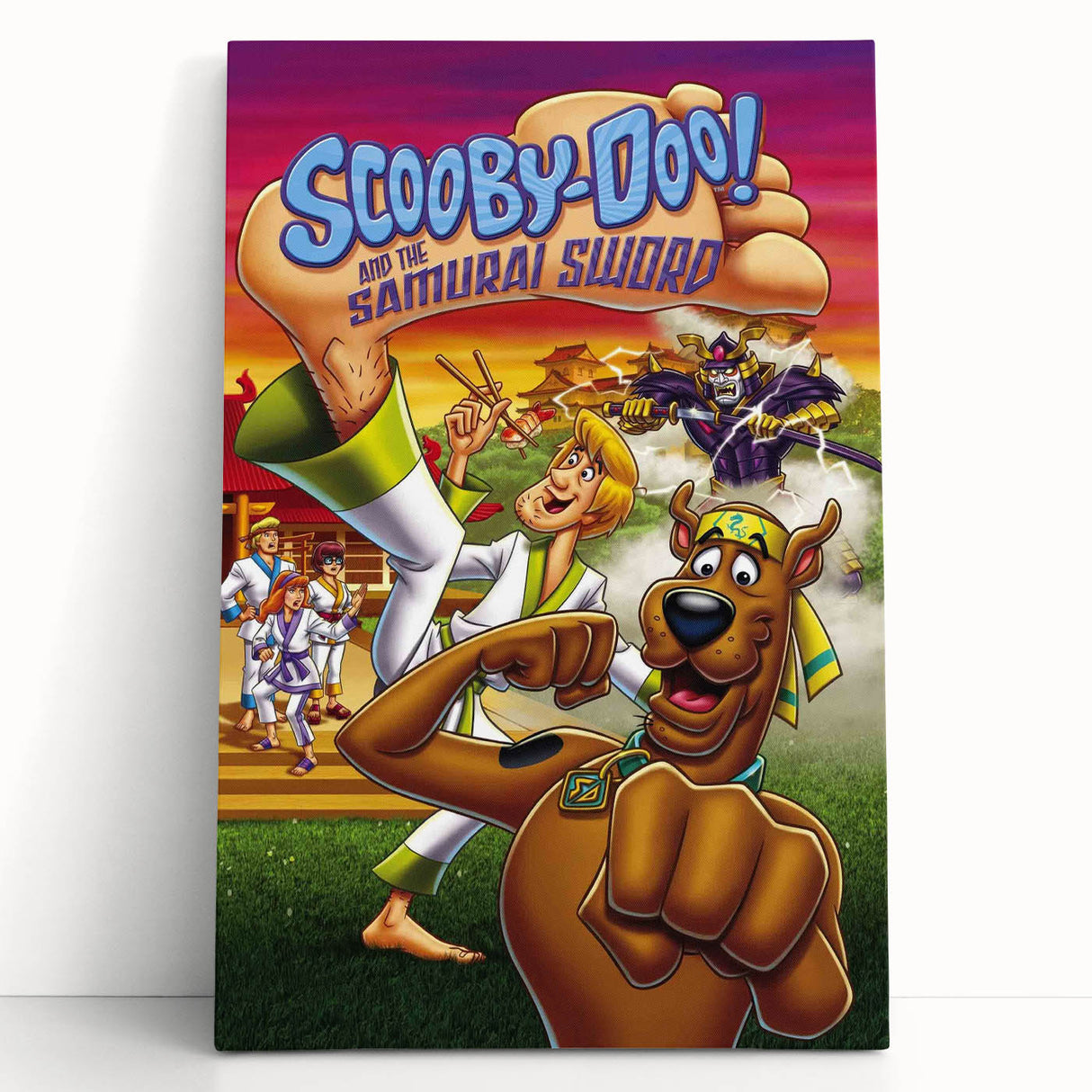2000s Vintage Movie Posters - Scooby-Doo Samurai Sword Wall Art