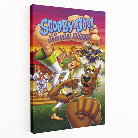 2000s Vintage Movie Posters - Scooby-Doo Samurai Sword Wall Art