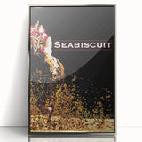 Iconic 2000s Movie Posters - Seabiscuit Vintage Racing Film Art