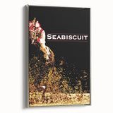 Iconic 2000s Movie Posters - Seabiscuit Vintage Racing Film Art