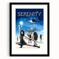 2000s Vintage Movie Posters - Serenity Sci-Fi Action Wall Art