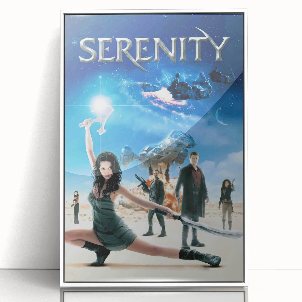 2000s Vintage Movie Posters - Serenity Sci-Fi Action Wall Art