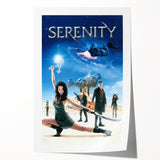 2000s Vintage Movie Posters - Serenity Sci-Fi Action Wall Art