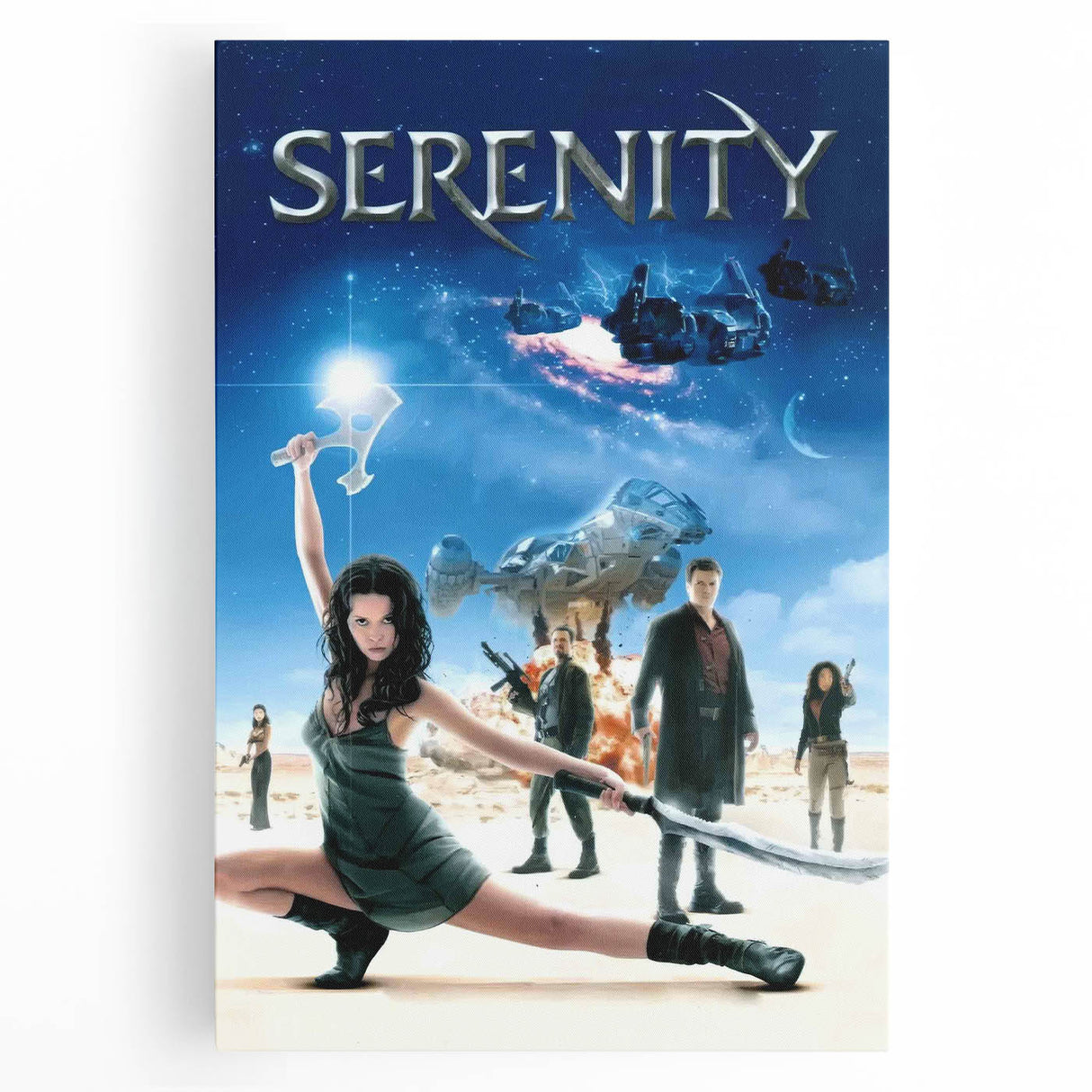 2000s Vintage Movie Posters - Serenity Sci-Fi Action Wall Art