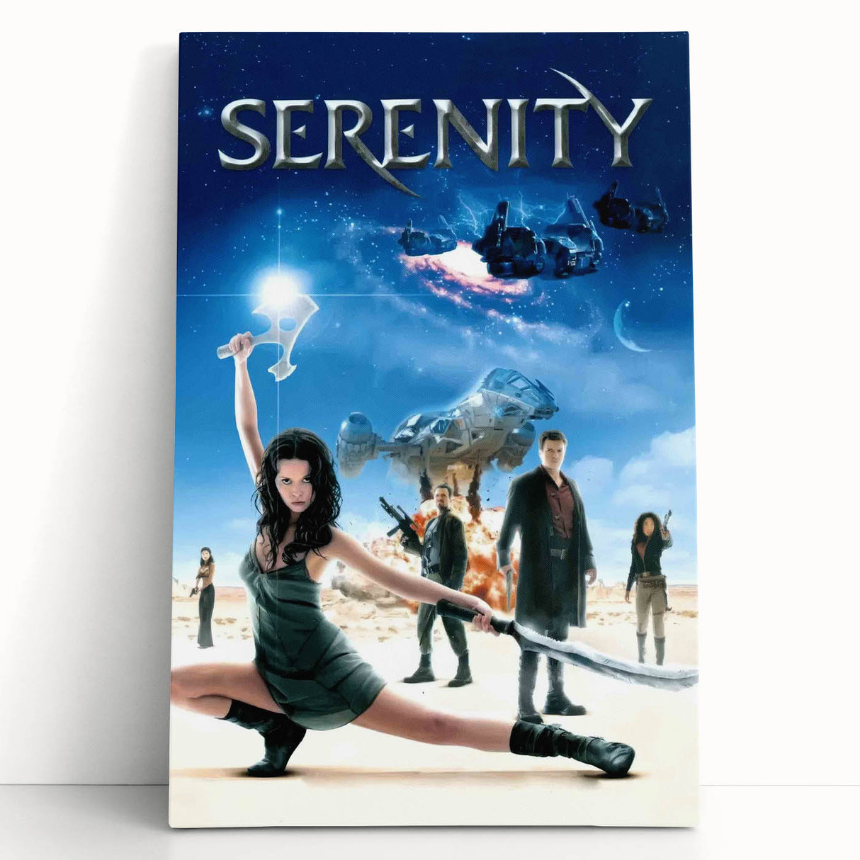 2000s Vintage Movie Posters - Serenity Sci-Fi Action Wall Art