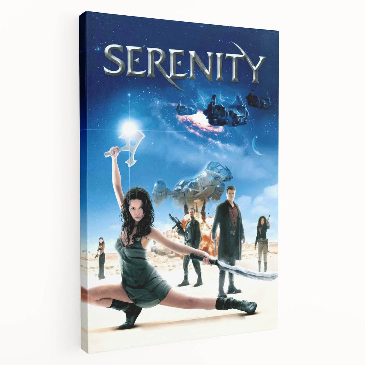 2000s Vintage Movie Posters - Serenity Sci-Fi Action Wall Art