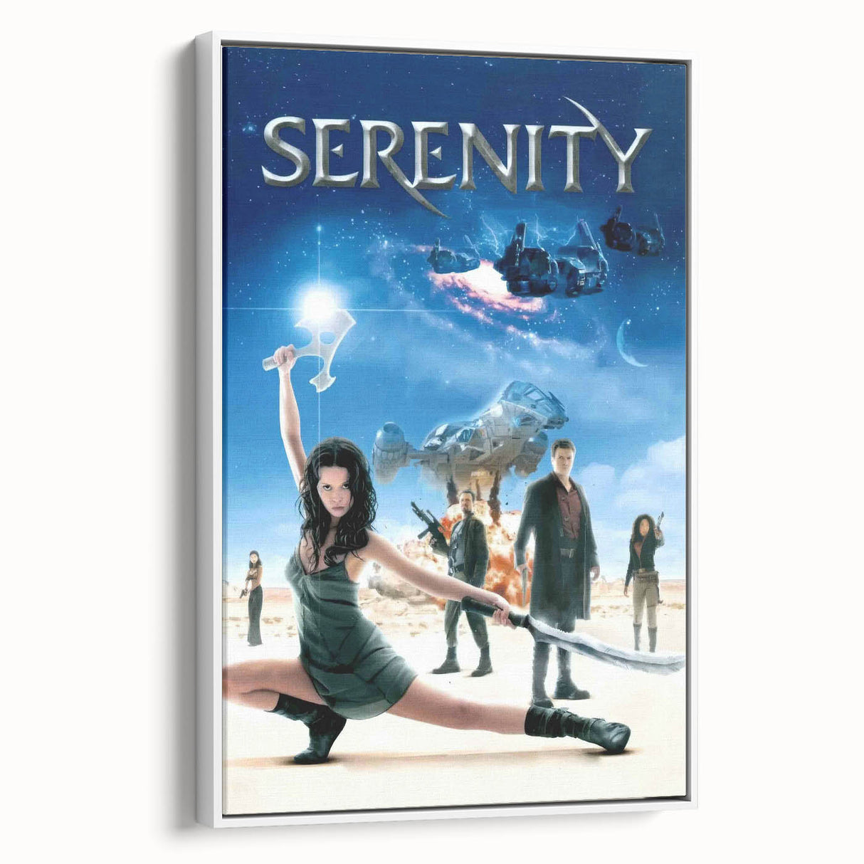 2000s Vintage Movie Posters - Serenity Sci-Fi Action Wall Art