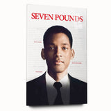 2000s Vintage Movie Posters - Seven Pounds Emotional Film Art