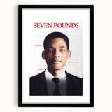 2000s Vintage Movie Posters - Seven Pounds Emotional Film Art