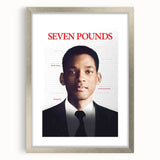 2000s Vintage Movie Posters - Seven Pounds Emotional Film Art