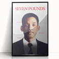 2000s Vintage Movie Posters - Seven Pounds Emotional Film Art