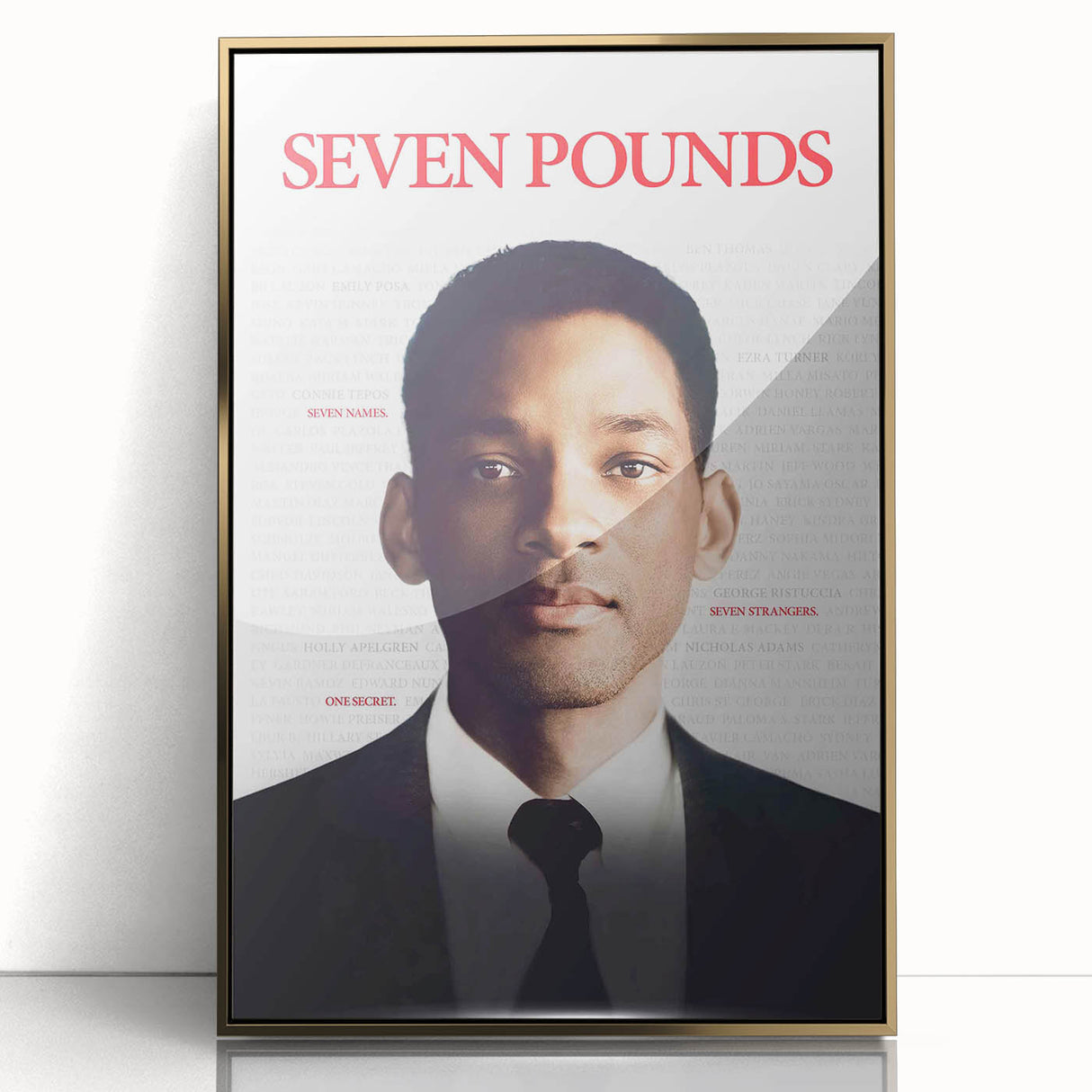 2000s Vintage Movie Posters - Seven Pounds Emotional Film Art