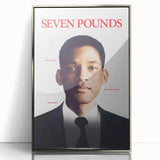 2000s Vintage Movie Posters - Seven Pounds Emotional Film Art