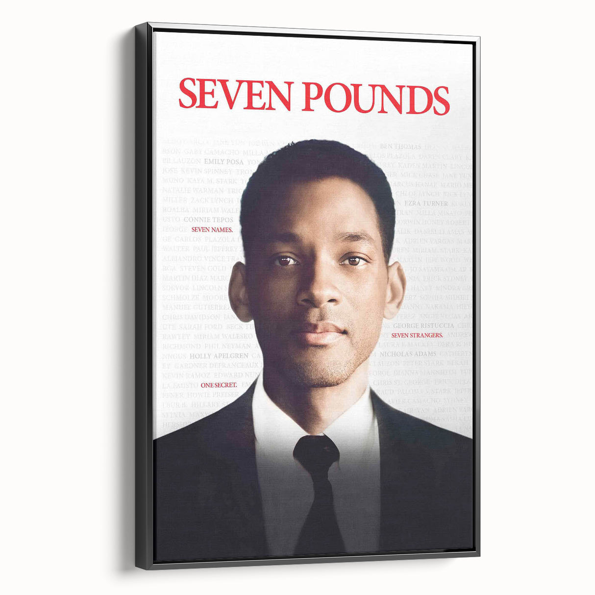 2000s Vintage Movie Posters - Seven Pounds Emotional Film Art