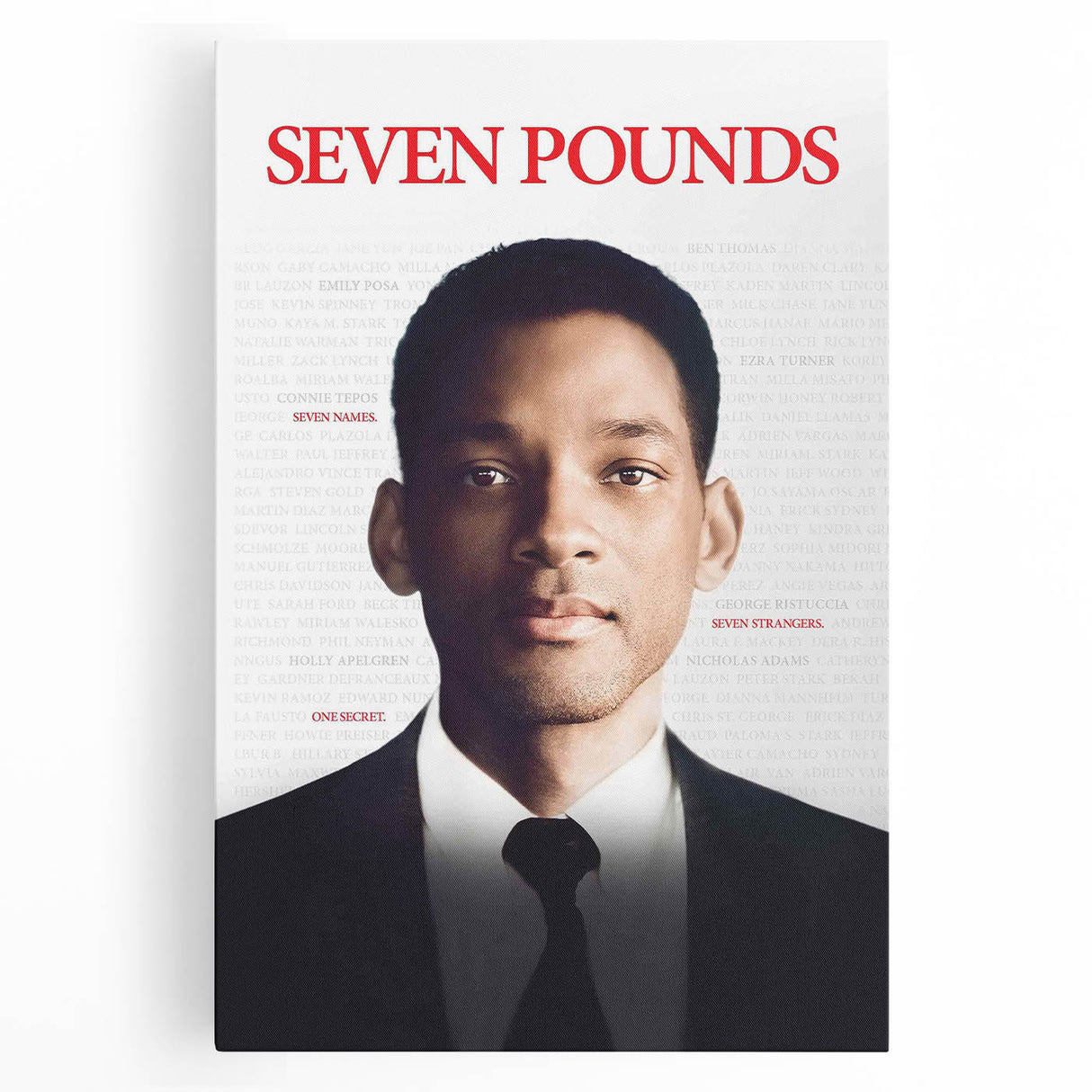 2000s Vintage Movie Posters - Seven Pounds Emotional Film Art