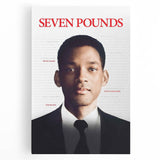 2000s Vintage Movie Posters - Seven Pounds Emotional Film Art