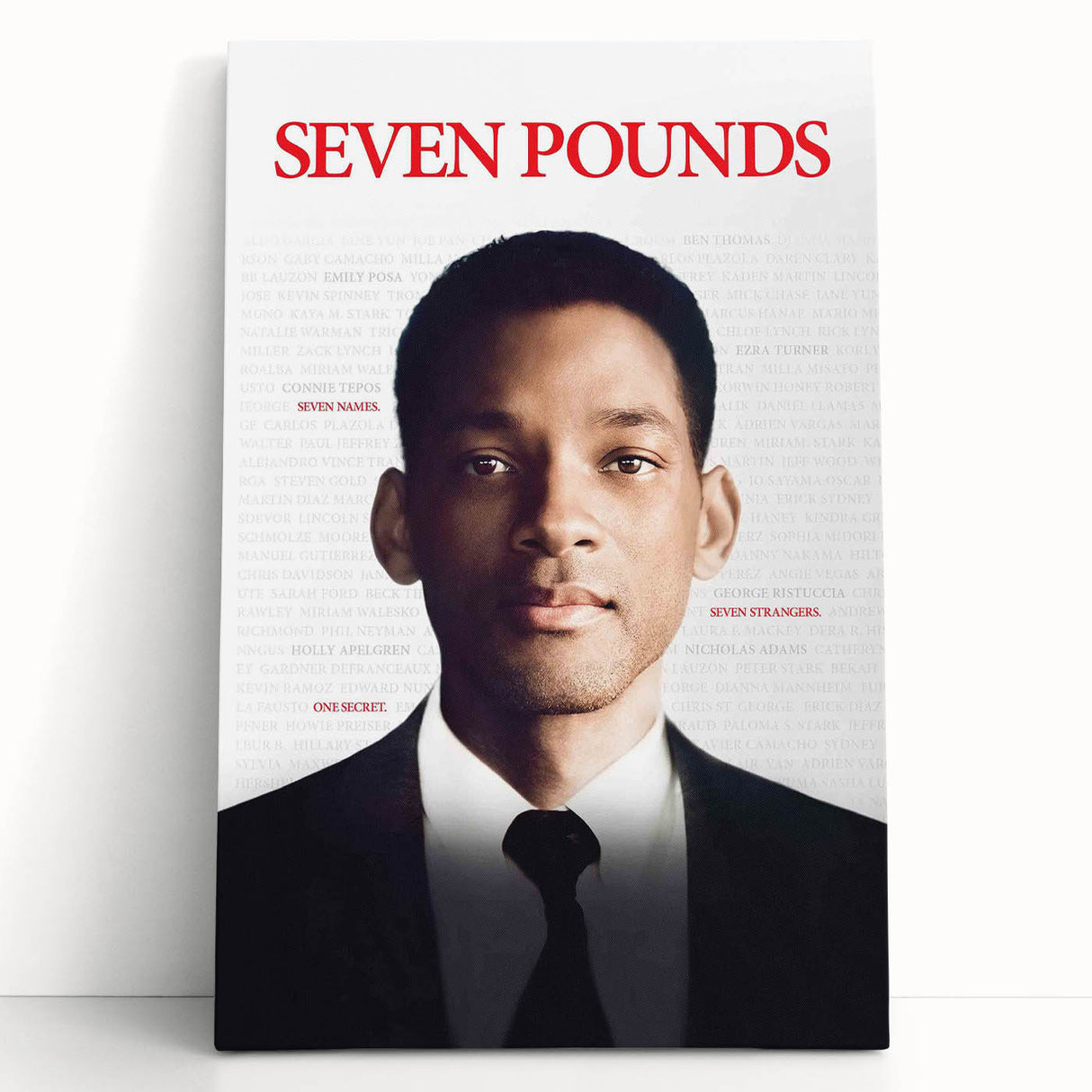2000s Vintage Movie Posters - Seven Pounds Emotional Film Art