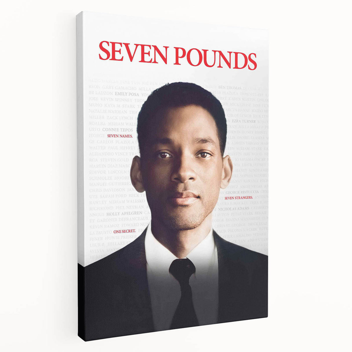 2000s Vintage Movie Posters - Seven Pounds Emotional Film Art