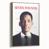 2000s Vintage Movie Posters - Seven Pounds Emotional Film Art