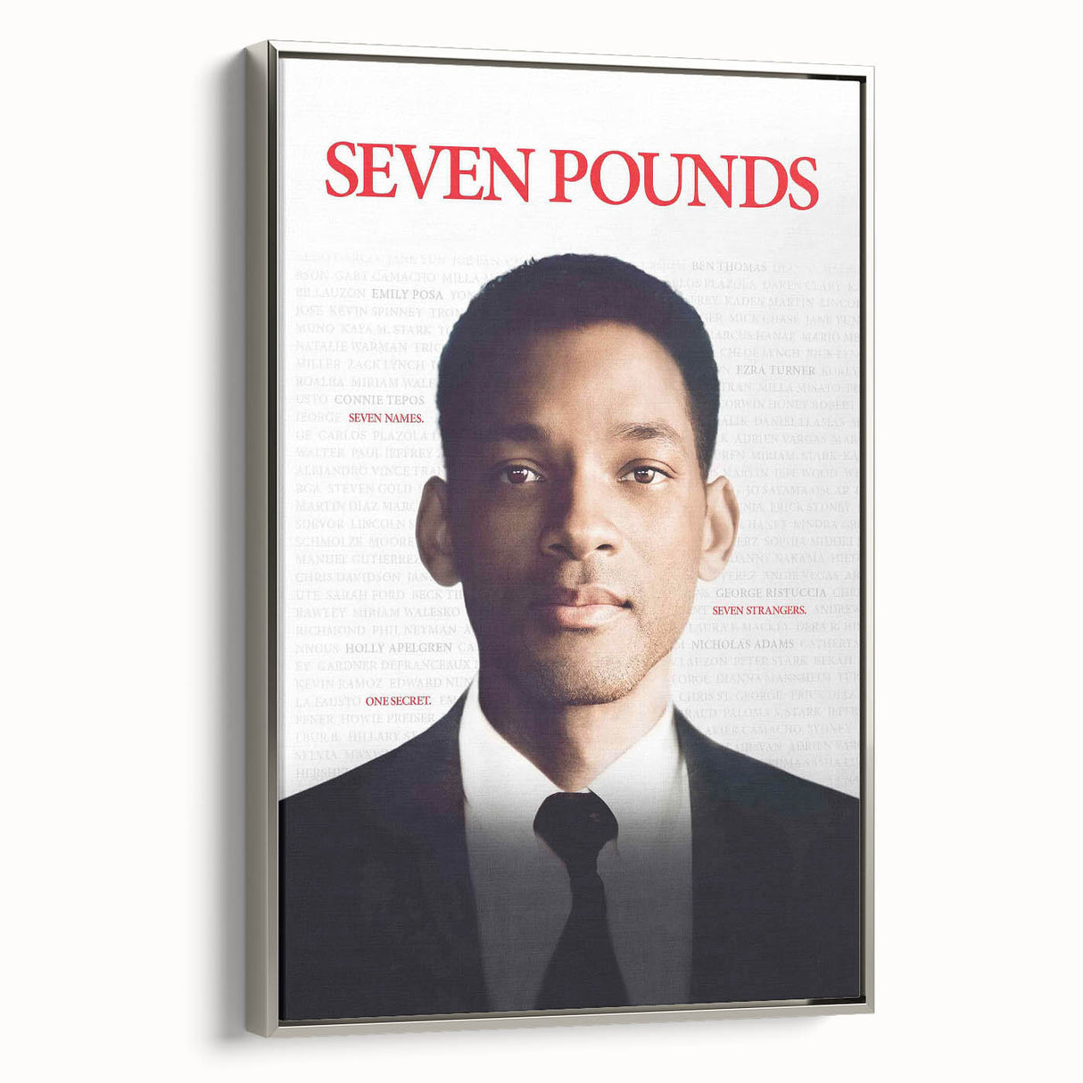 2000s Vintage Movie Posters - Seven Pounds Emotional Film Art