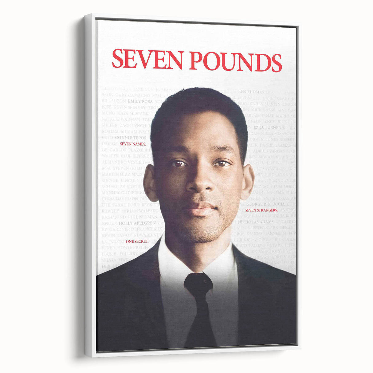 2000s Vintage Movie Posters - Seven Pounds Emotional Film Art