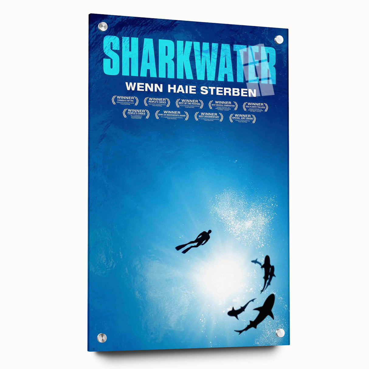 2000s Vintage Movie Posters - Sharkwater Documentary Wall Art