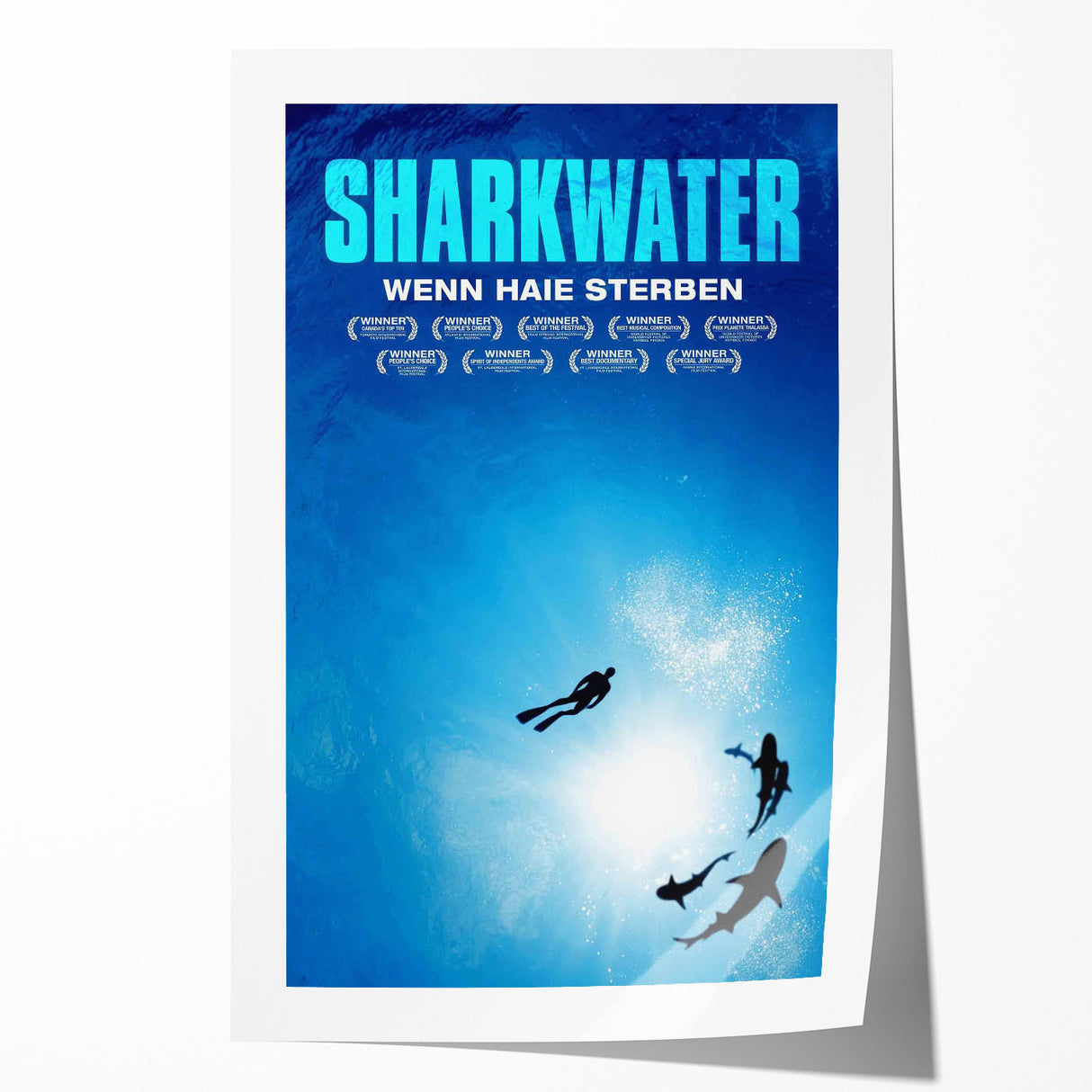 2000s Vintage Movie Posters - Sharkwater Documentary Wall Art