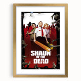 2000s Vintage Movie Posters - Shaun of the Dead Horror Comedy Art