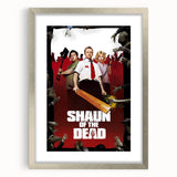 2000s Vintage Movie Posters - Shaun of the Dead Horror Comedy Art
