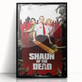 2000s Vintage Movie Posters - Shaun of the Dead Horror Comedy Art