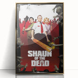 2000s Vintage Movie Posters - Shaun of the Dead Horror Comedy Art