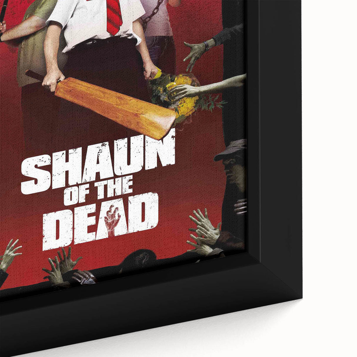 2000s Vintage Movie Posters - Shaun of the Dead Horror Comedy Art