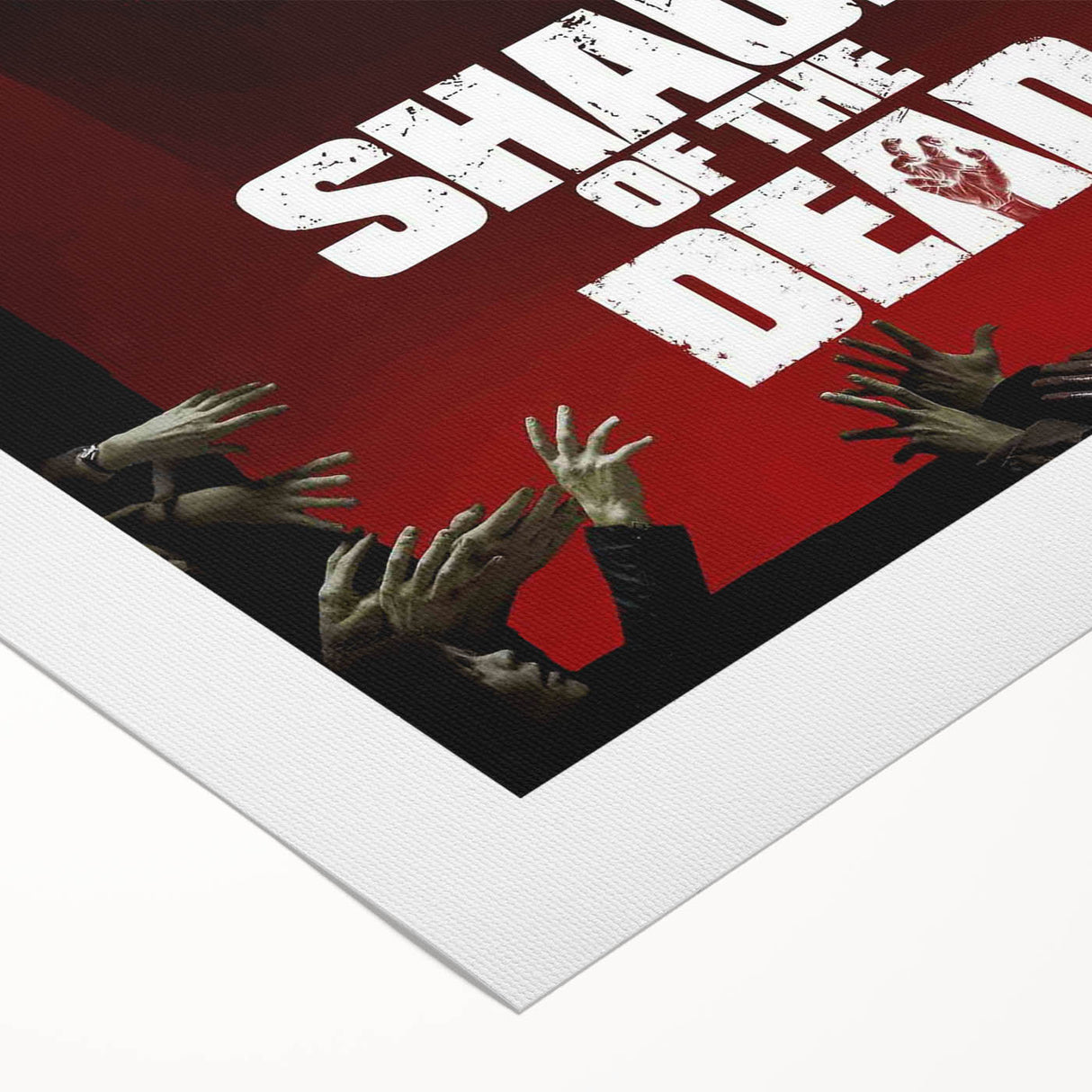 2000s Vintage Movie Posters - Shaun of the Dead Horror Comedy Art