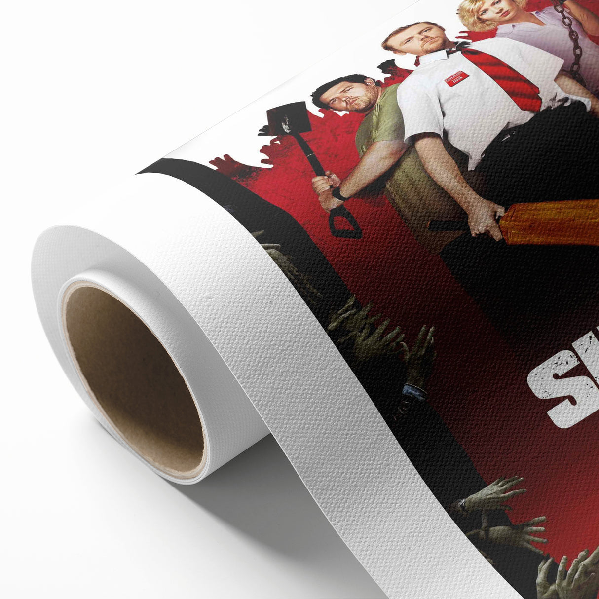 2000s Vintage Movie Posters - Shaun of the Dead Horror Comedy Art