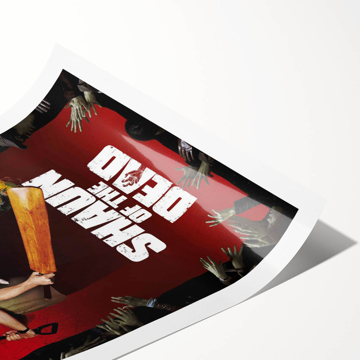 2000s Vintage Movie Posters - Shaun of the Dead Horror Comedy Art