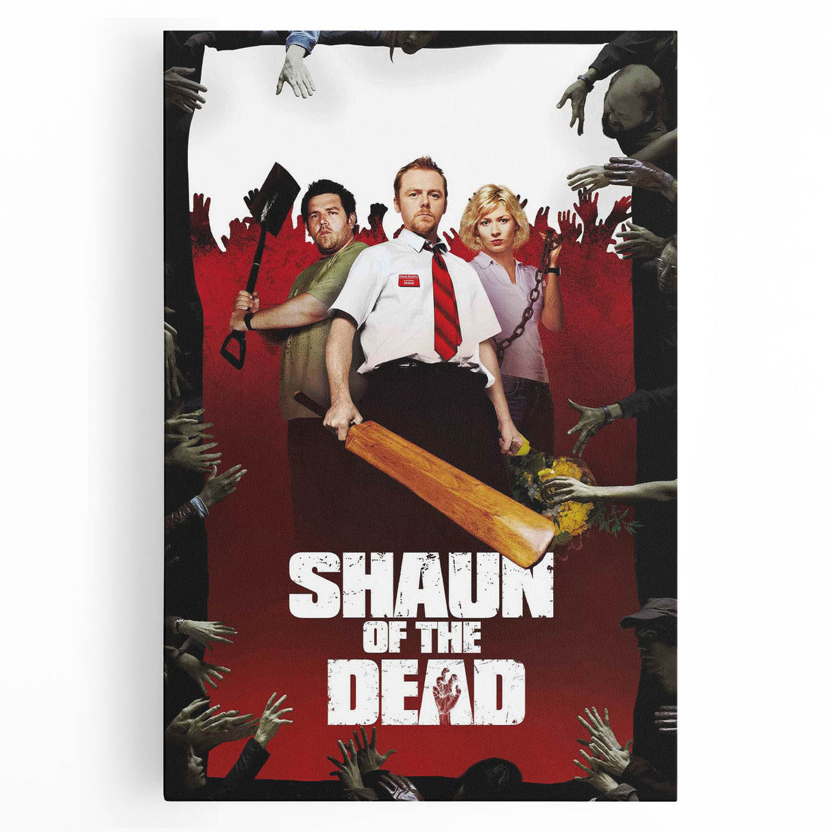 2000s Vintage Movie Posters - Shaun of the Dead Horror Comedy Art
