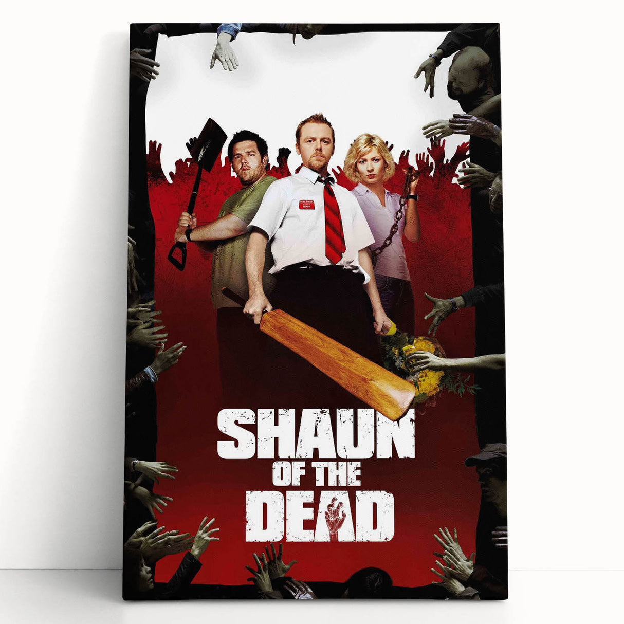 2000s Vintage Movie Posters - Shaun of the Dead Horror Comedy Art