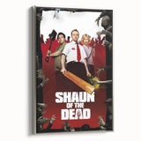 2000s Vintage Movie Posters - Shaun of the Dead Horror Comedy Art