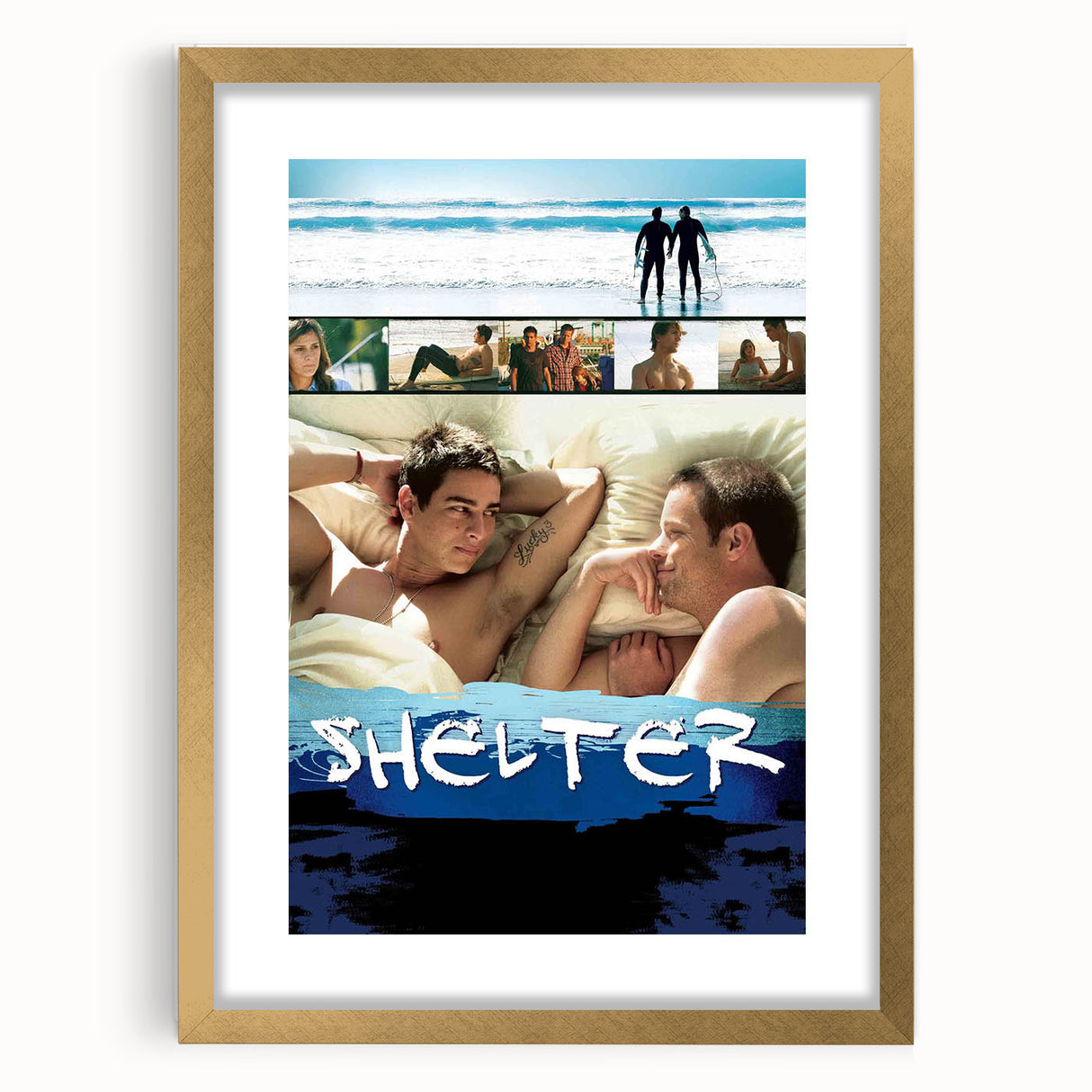2000s Vintage Movie Posters - Shelter Romantic Drama Wall Art