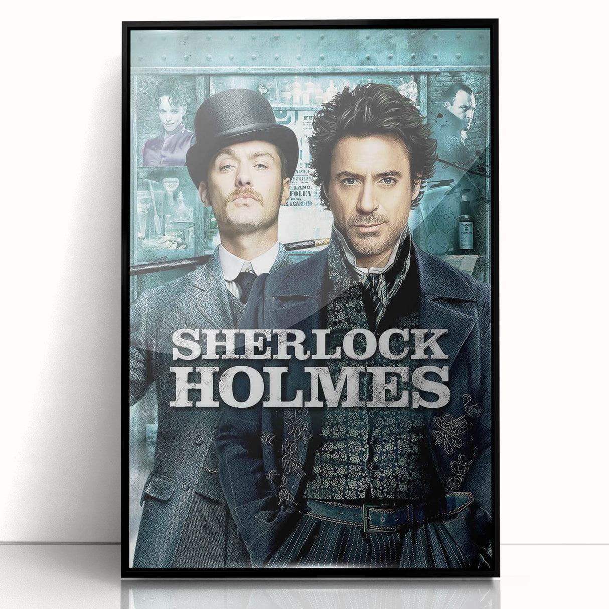 2000s Vintage Movie Posters - Sherlock Holmes Mystery Film Art