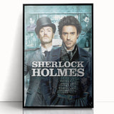 2000s Vintage Movie Posters - Sherlock Holmes Mystery Film Art