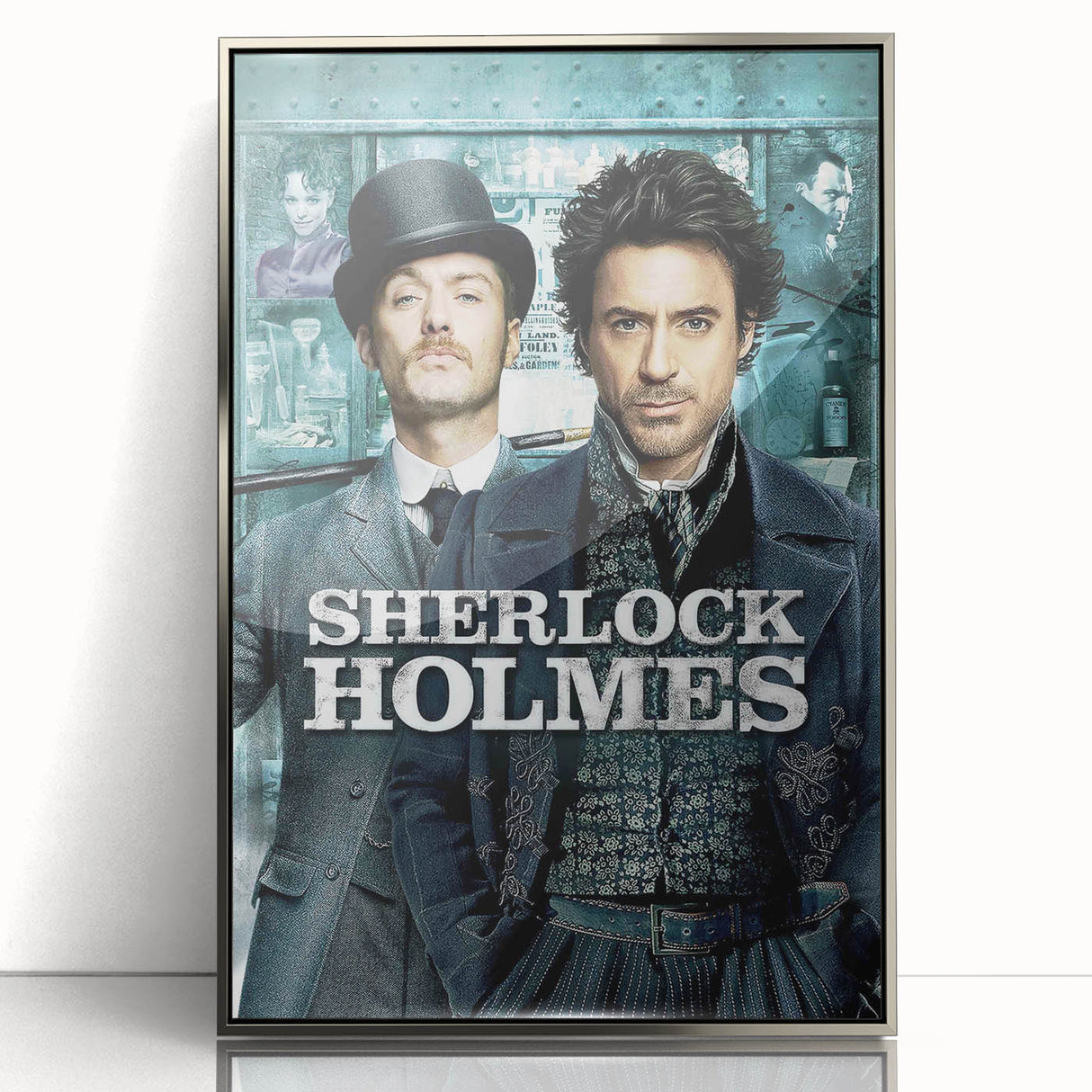 2000s Vintage Movie Posters - Sherlock Holmes Mystery Film Art