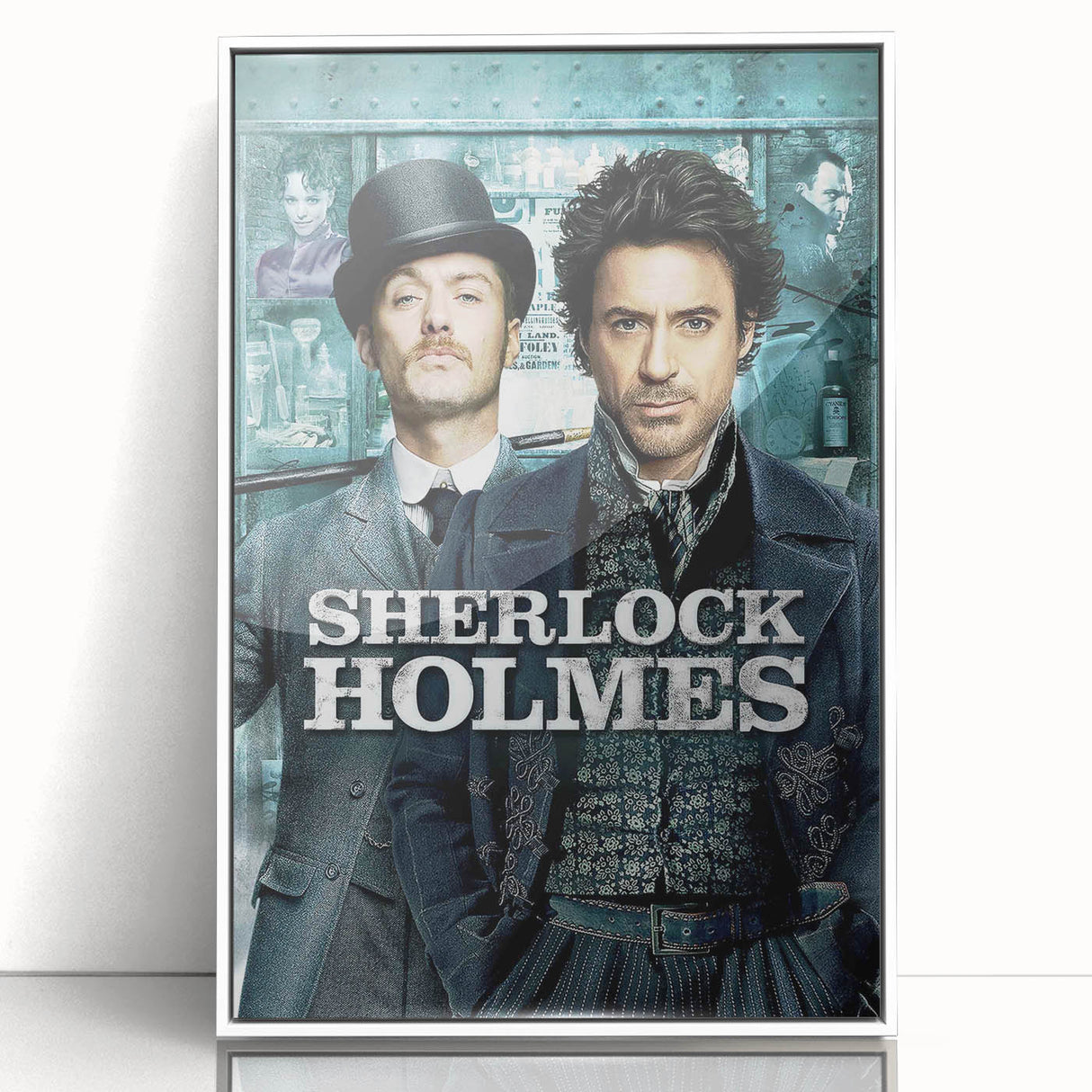 2000s Vintage Movie Posters - Sherlock Holmes Mystery Film Art