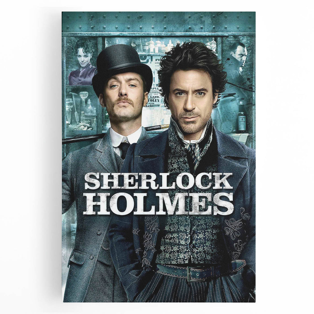 2000s Vintage Movie Posters - Sherlock Holmes Mystery Film Art