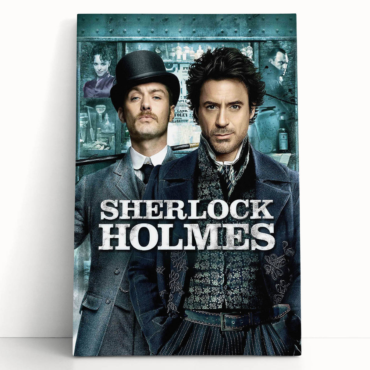 2000s Vintage Movie Posters - Sherlock Holmes Mystery Film Art