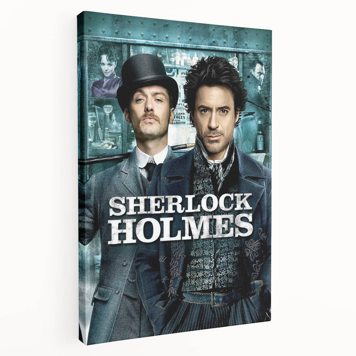 2000s Vintage Movie Posters - Sherlock Holmes Mystery Film Art