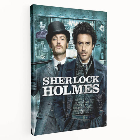 2000s Vintage Movie Posters - Sherlock Holmes Mystery Film Art