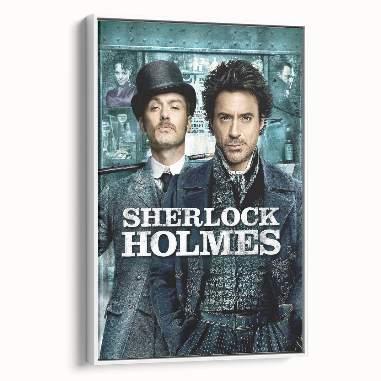 2000s Vintage Movie Posters - Sherlock Holmes Mystery Film Art