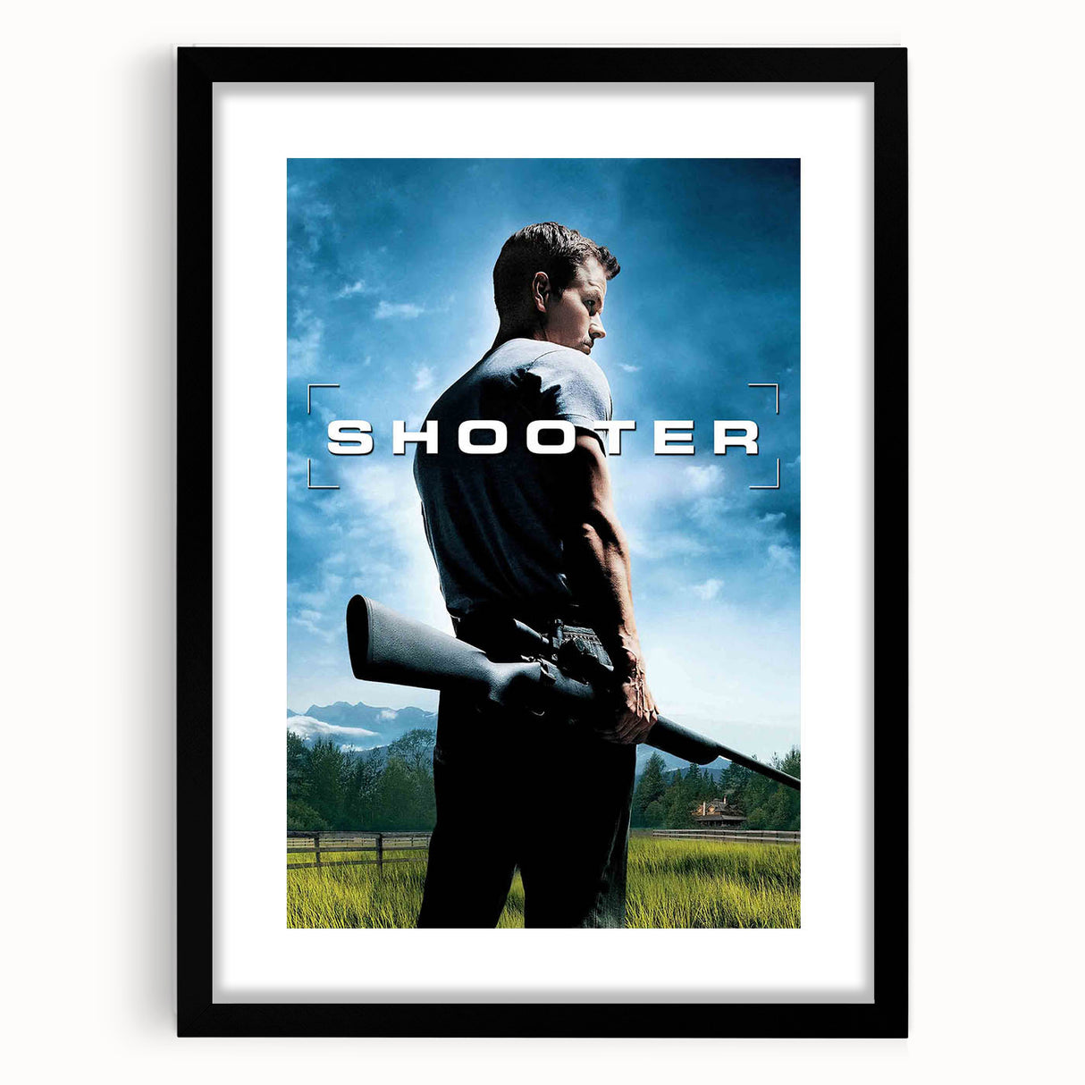 2000s Vintage Movie Posters - Shooter Action Thriller Wall Art