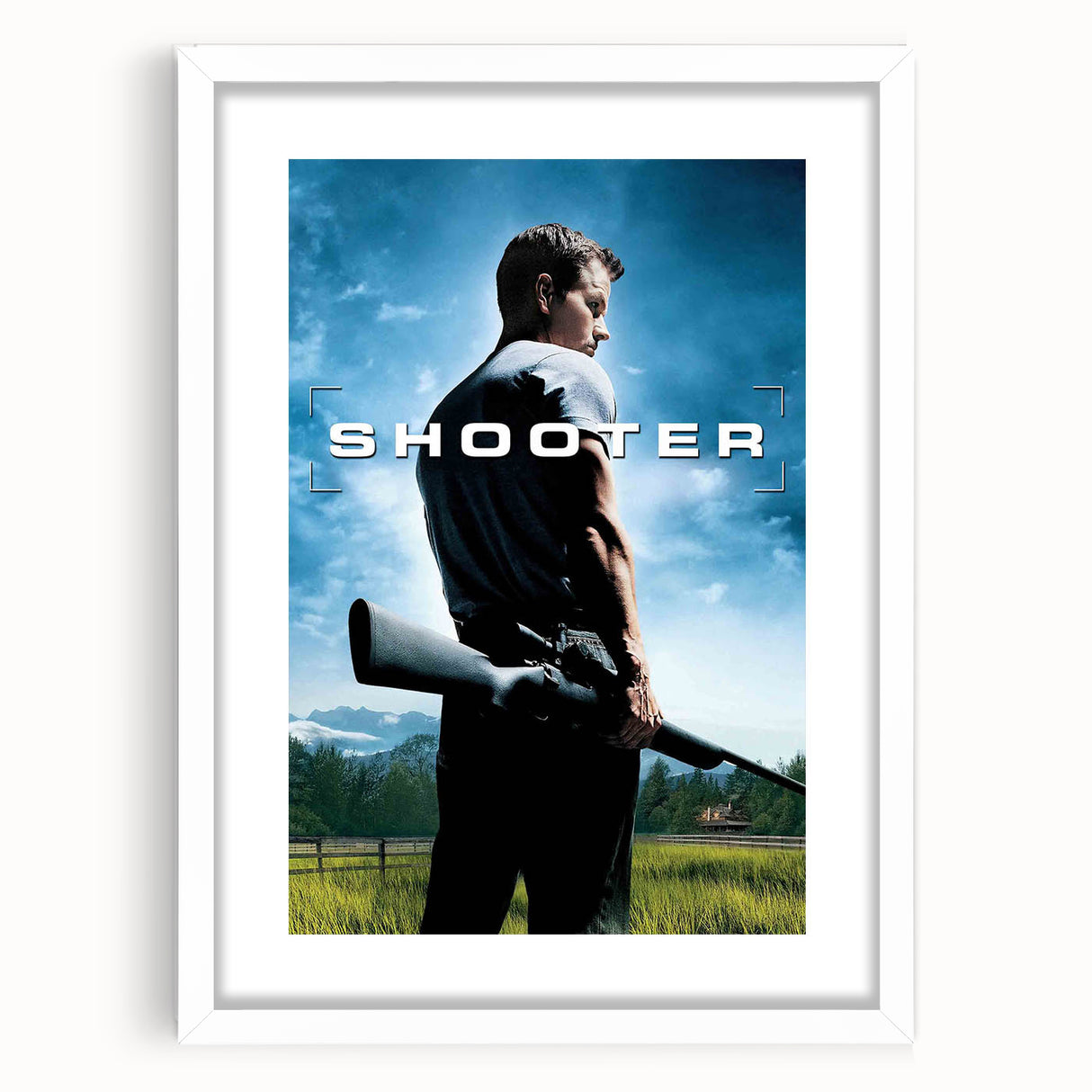 2000s Vintage Movie Posters - Shooter Action Thriller Wall Art